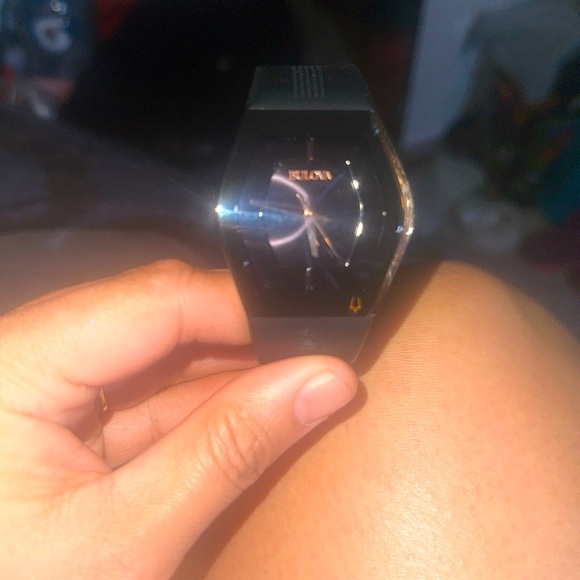 Bulova Men's Gemini Latin Grammy Modern Quartz Black Silicon Watch